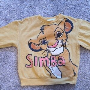 Disney Simba Kids Sweatshirt - Mustard Preloved